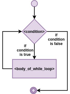 flow chart of while loop
